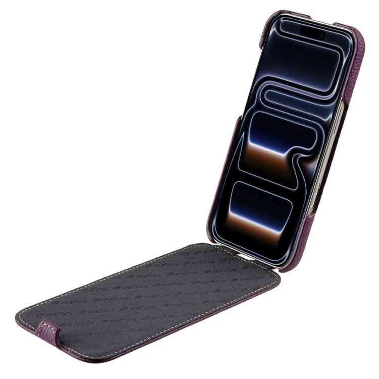 Melkco MagSafe Echtleder Flipcase für iPhone Serie 17