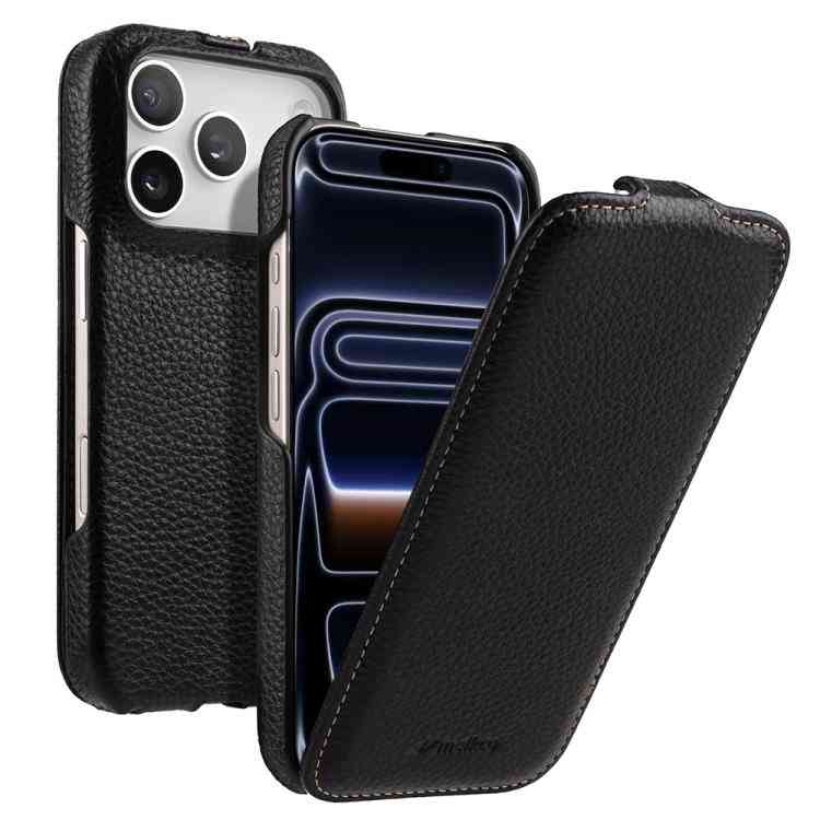 Melkco MagSafe Echtleder Flipcase für iPhone Serie 17