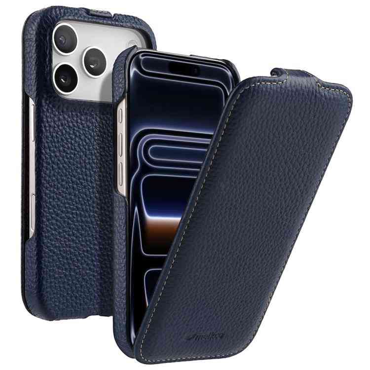 Melkco MagSafe Echtleder Flipcase für iPhone Serie 17