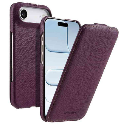 Melkco MagSafe Echtleder Flipcase für iPhone Serie 17
