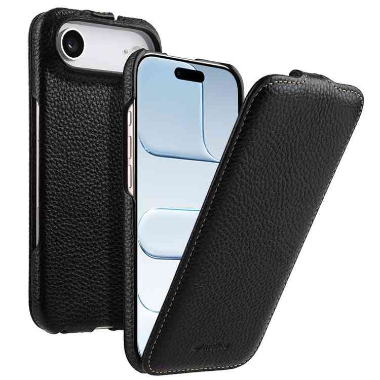 Melkco MagSafe Echtleder Flipcase für iPhone Serie 17