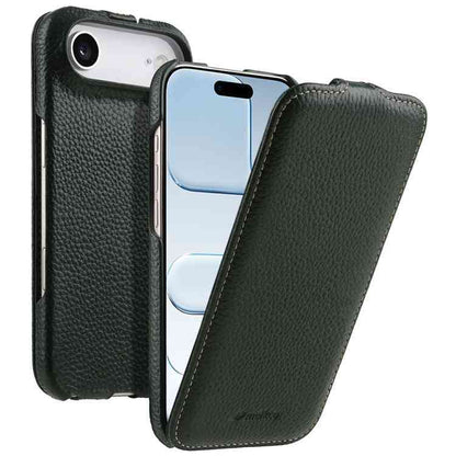 Melkco MagSafe Echtleder Flipcase für iPhone Serie 17