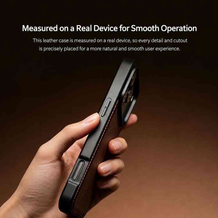 QIALINO Echtleder Handyhülle für Apple iPhone Serie 18 | 17