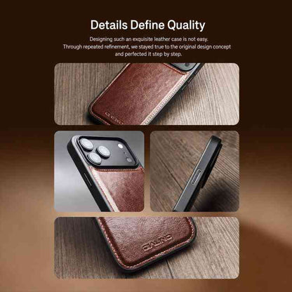 QIALINO Echtleder Handyhülle für Apple iPhone Serie 18 | 17