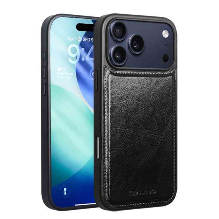 QIALINO Echtleder Handyhülle für Apple iPhone Serie 18 | 17