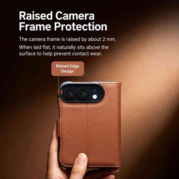 QIALINO Premium Echtleder Handyhülle für iPhone Duo Serie