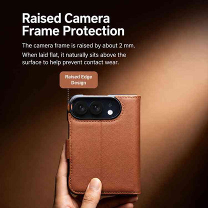 QIALINO Premium Echtleder Handyhülle für iPhone Duo Serie