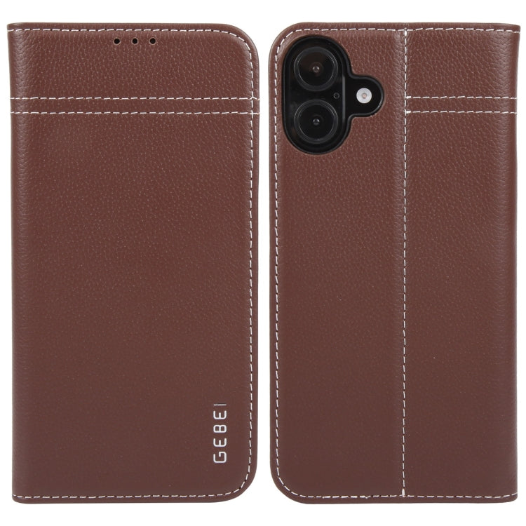 GEBEI Genuine Leather Phone Case for Apple iPhone 17 Series | 16 Series