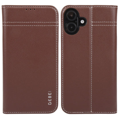 GEBEI Genuine Leather Phone Case for Apple iPhone 17 Series | 16 Series