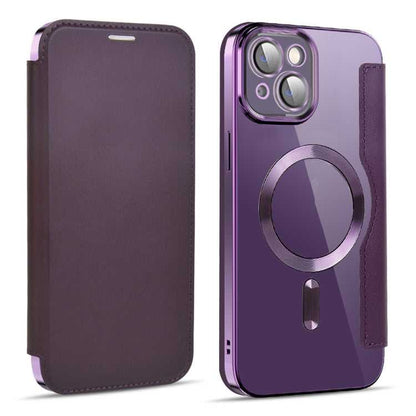 MagSafe RFID Leather Phone Case for Apple iPhone 15 Series