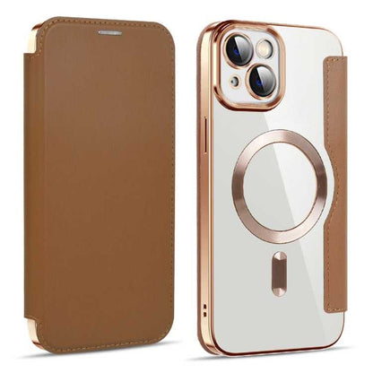 MagSafe RFID Leather Phone Case for Apple iPhone 15 Series