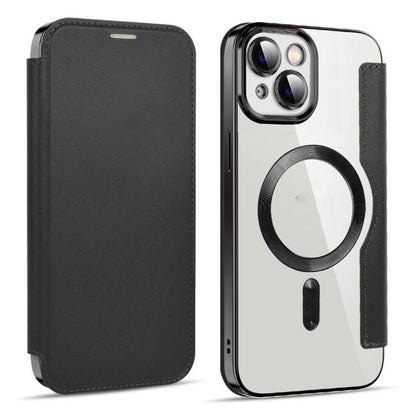 MagSafe RFID Handyhülle TPU + Leder für iPhone 16e | 15 Pro Max | 15 Pro | 15 Plus