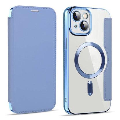 MagSafe RFID Handyhülle TPU + Leder für iPhone 16e | 15 Pro Max | 15 Pro | 15 Plus