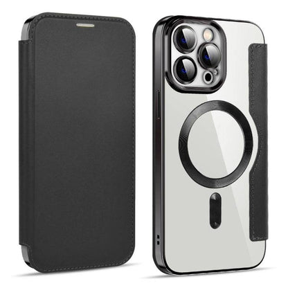 MagSafe RFID Handyhülle TPU + Leder für iPhone 16e | 15 Pro Max | 15 Pro | 15 Plus