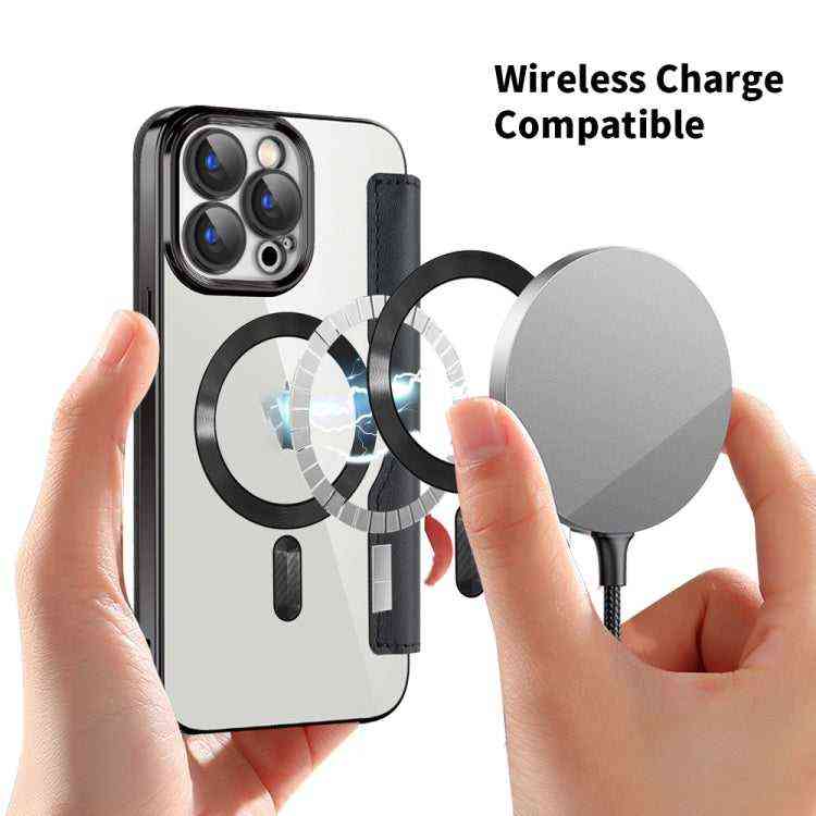 MagSafe RFID Handyhülle TPU + Leder für iPhone 16e | 15 Pro Max | 15 Pro | 15 Plus