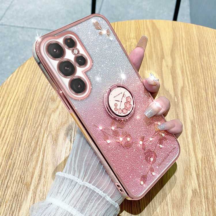 Glitzer TPU Handyhülle mit Ringhalter für Samsung Galaxy S25 5G | S25+ 5G | S25 Ultra 5G | S24 FE 5G | S24 Ultra 5G