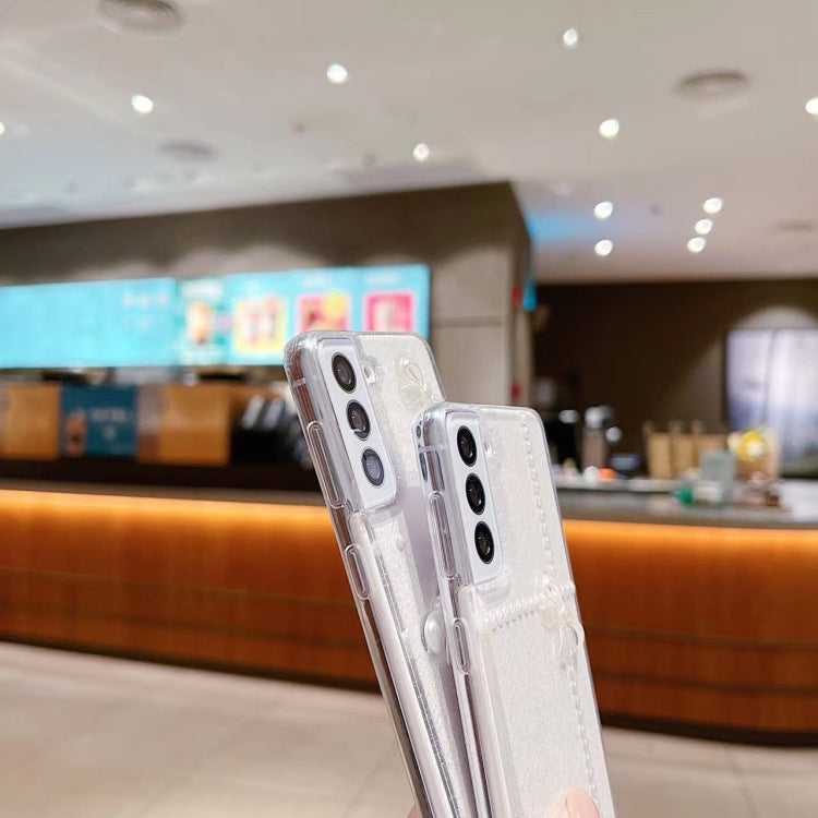 Glitzer Schleife TPU Handyhülle für Samsung Galaxy S25 5G | S25+ 5G | S25 Ultra 5G | S24 FE 5G | S24 Ultra 5G | S24+ 5G