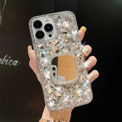 Glitzer Spiegel Handyhülle für iPhone 16e | 16 | 15 | Pro Max | Pro | Plus