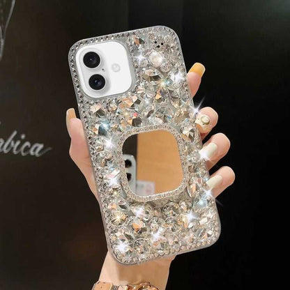 Glitzer Spiegel Handyhülle für iPhone 16e | 16 | 15 | Pro Max | Pro | Plus