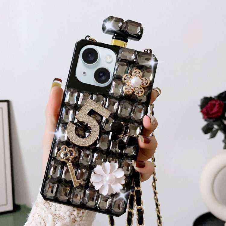 Strass Handyhülle Parfümflaschendesign für iPhone 16 Pro Max | 16 Pro | 16 Plus | 16 | 15 Pro Max | 15 Pro | 15 Plus | 15