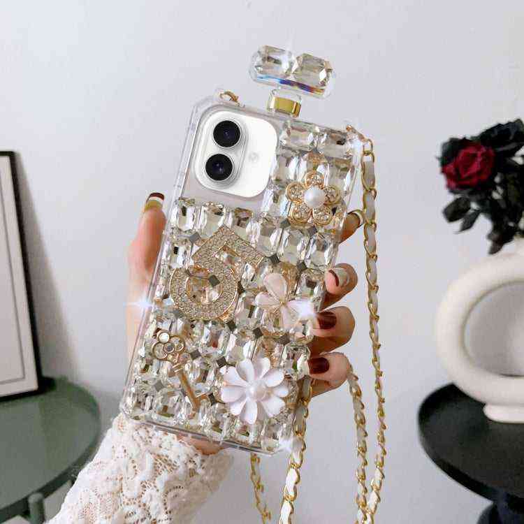 Strass Handyhülle Parfümflaschendesign für iPhone 16 Pro Max | 16 Pro | 16 Plus | 16 | 15 Pro Max | 15 Pro | 15 Plus | 15