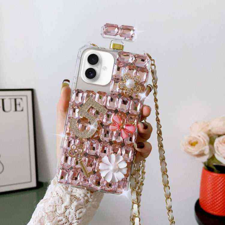 Strass Handyhülle Parfümflaschendesign für iPhone 16 Pro Max | 16 Pro | 16 Plus | 16 | 15 Pro Max | 15 Pro | 15 Plus | 15