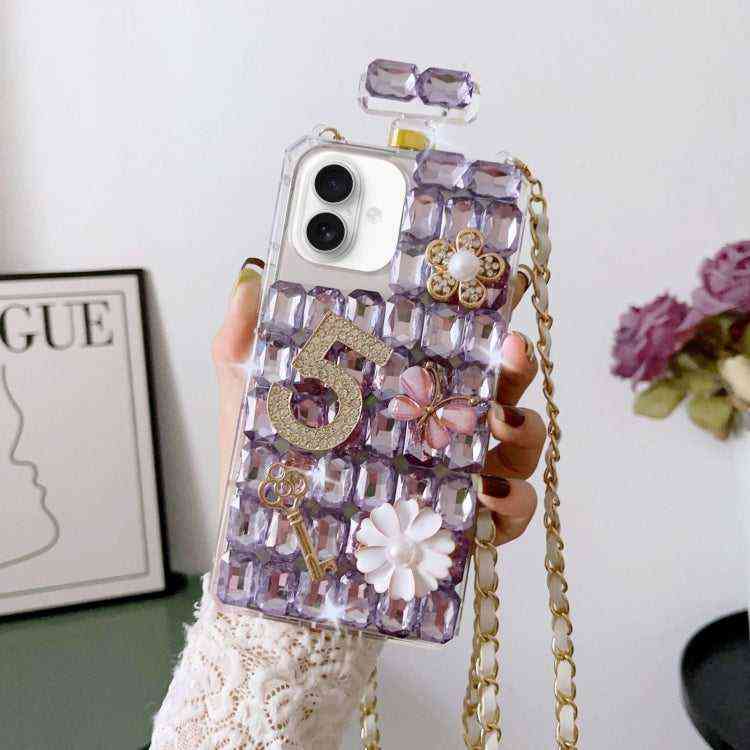 Strass Handyhülle Parfümflaschendesign für iPhone 16 Pro Max | 16 Pro | 16 Plus | 16 | 15 Pro Max | 15 Pro | 15 Plus | 15