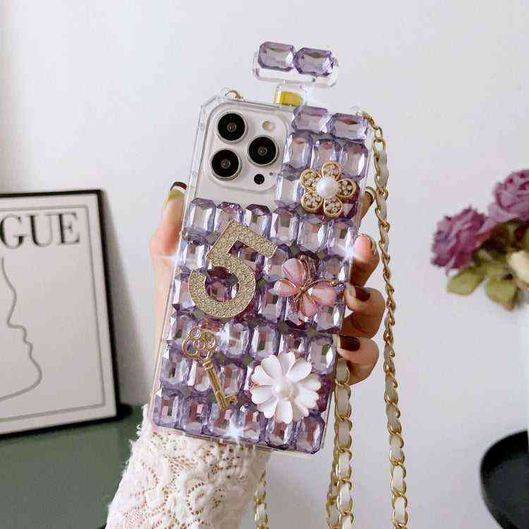 Strass Handyhülle Parfümflaschendesign für iPhone 16 Pro Max | 16 Pro | 16 Plus | 16 | 15 Pro Max | 15 Pro | 15 Plus | 15