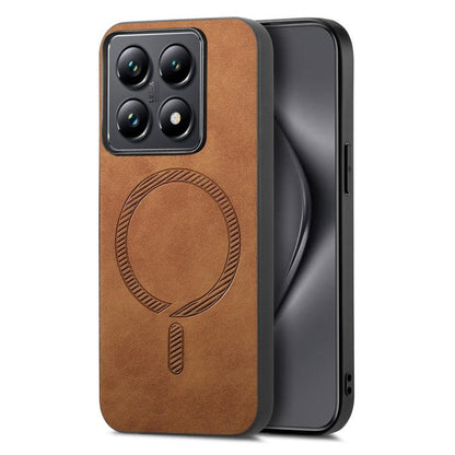 Magsafe Leather Phone Case for Xiaomi 14 Series
