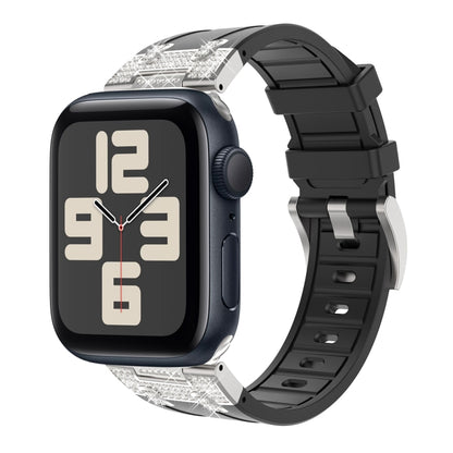 Silicone Rhinestone Band for Apple Watch SE 2023 44mm | Ultra 2 49mm | 9 45mm | Ultra 49mm | 8 45mm
