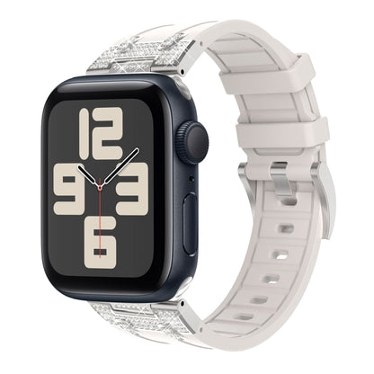 Silicone Rhinestone Band for Apple Watch SE 2023 44mm | Ultra 2 49mm | 9 45mm | Ultra 49mm | 8 45mm