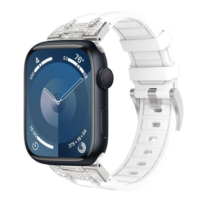 Silicone Rhinestone Band for Apple Watch SE 2023 44mm | Ultra 2 49mm | 9 45mm | Ultra 49mm | 8 45mm