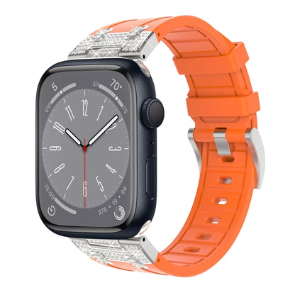Silicone Strap with Rhinestones for Apple Watch SE 2022 44mm | 7 45mm | 6 44mm | 5 44mm | 4 44mm