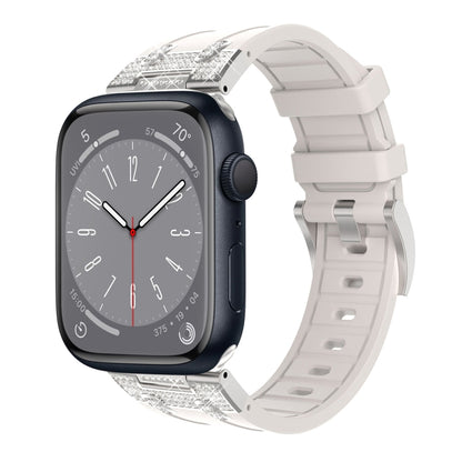 Silicone Strap with Rhinestones for Apple Watch SE 2022 44mm | 7 45mm | 6 44mm | 5 44mm | 4 44mm