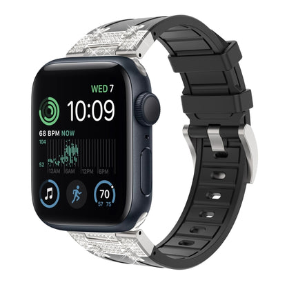 Silicone Strap with Rhinestones for Apple Watch SE 2022 44mm | 7 45mm | 6 44mm | 5 44mm | 4 44mm