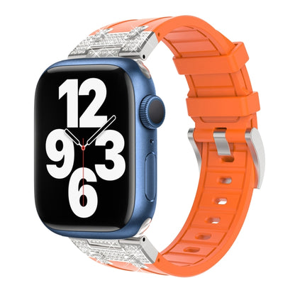 Silicone Strap with Rhinestones for Apple Watch SE 2022 44mm | 7 45mm | 6 44mm | 5 44mm | 4 44mm