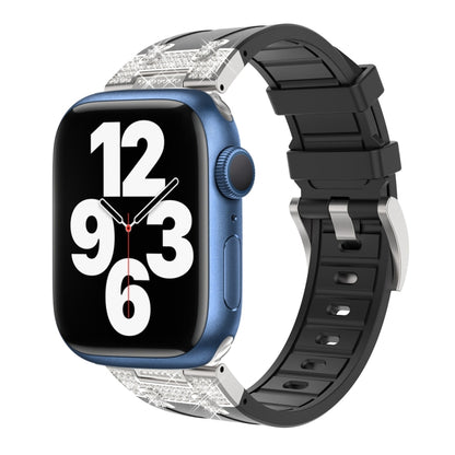 Silicone Strap with Rhinestones for Apple Watch SE 2022 44mm | 7 45mm | 6 44mm | 5 44mm | 4 44mm
