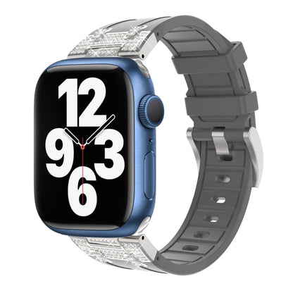 Silicone Strap with Rhinestones for Apple Watch SE 2022 44mm | 7 45mm | 6 44mm | 5 44mm | 4 44mm