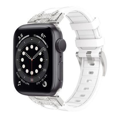 Silicone Strap with Rhinestones for Apple Watch SE 2022 44mm | 7 45mm | 6 44mm | 5 44mm | 4 44mm