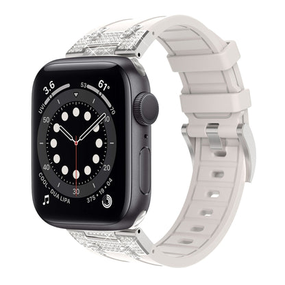 Silicone Strap with Rhinestones for Apple Watch SE 2022 44mm | 7 45mm | 6 44mm | 5 44mm | 4 44mm