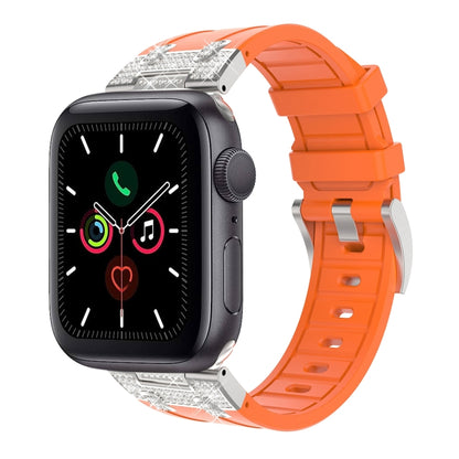 Silicone Strap with Rhinestones for Apple Watch 3 42mm