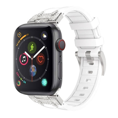 Silicone Strap with Rhinestones for Apple Watch 3 42mm