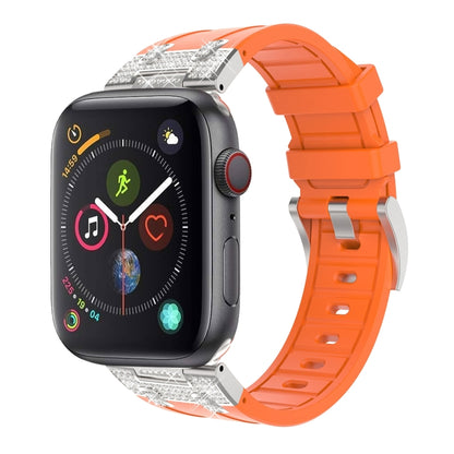 Silicone Strap with Rhinestones for Apple Watch 3 42mm