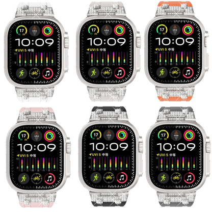 Silicone Strap with Rhinestones for Apple Watch SE 2022 44mm | 7 45mm | 6 44mm | 5 44mm | 4 44mm