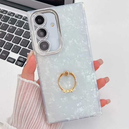 Glitzer TPU Handyhülle mit Ringhalter für Samsung Galaxy S25 5G