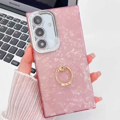 Glitzer TPU Handyhülle mit Ringhalter für Samsung Galaxy S25 5G