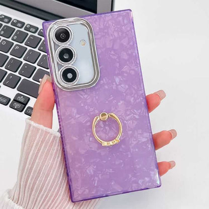 Glitzer TPU Handyhülle mit Ringhalter für Samsung Galaxy S25 5G