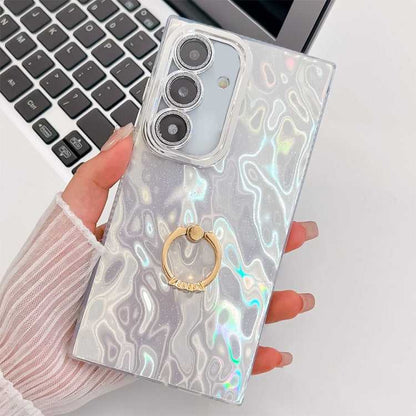 Glitzer TPU Handyhülle mit Ringhalter für Samsung Galaxy S25 5G