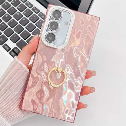 Glitzer TPU Handyhülle mit Ringhalter für Samsung Galaxy S25 5G
