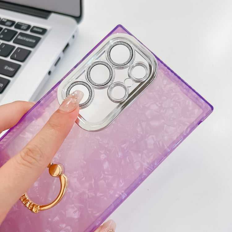 Glitzer TPU Handyhülle mit Ringhalter für Samsung Galaxy S25 5G